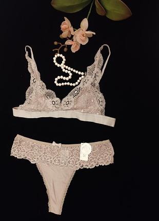 Мереживний набір без паралону мерехтливої кольору