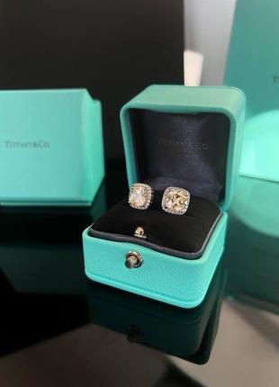 Серьги серебро 925 пробы с цирконием
