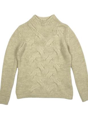 Теплий вовняний светр з красивою в'язкої2 фото