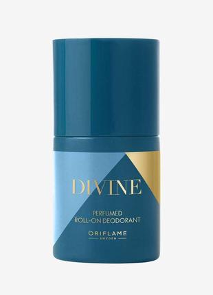 Женский шариковый дезодорант антиперспирант divine oriflame орифлейм роликовый 41542 парфюмированный