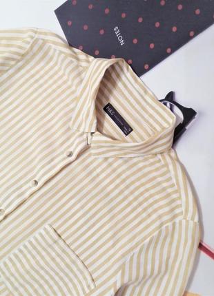 Модная рубашка marks&spencer, 100% хлопок, размер 18/464 фото