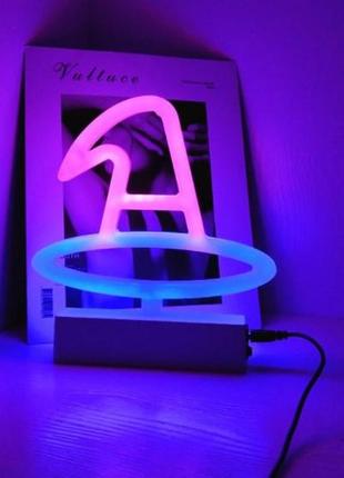 Ночник неоновый "колпак"/ детский светильник / лампа на подставке