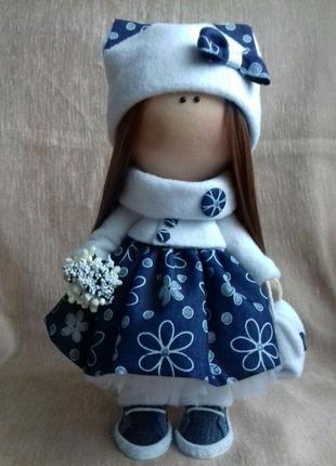 Інтер'єрна лялька лялька тильда текстильна лялька ручної роботи