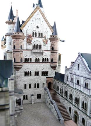 Замок neuschwanstein «новый лебединый камень»  сборная модель6 фото