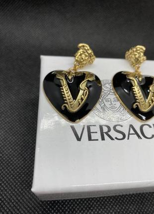 Брендовые серьги в стиле versace 🥰3 фото