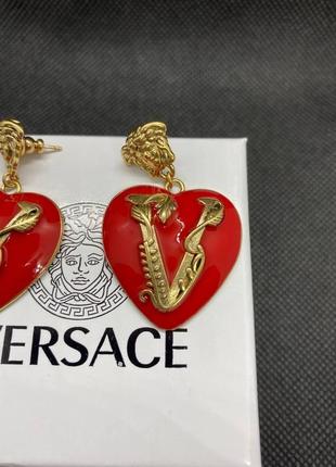 Брендовые серьги в стиле versace 🔥4 фото