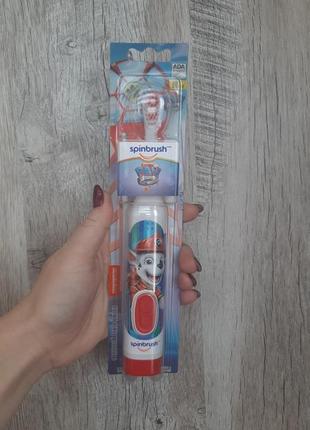 Arm&hammer 
kid's spinbrush «щенячий патруль" маршал-
мягкая, 1 зубная щетка на батарейках6 фото