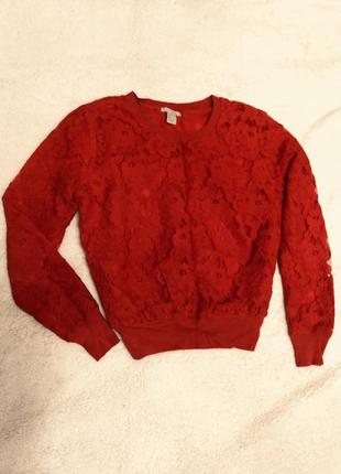 Кофта з мереживом