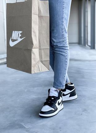 Nike air jordan черно-белые джорданы найк аир джордан женские джорданы3 фото