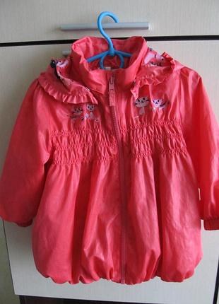 Красивая и стильная куртка ветровка плащик на принцесу.86.