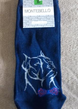Шкарпетки чоловічі приколи 100 відсотковий єгипетський хлопок низькі montebello туреччина собаки