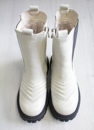 Ботинки высокие зимние на молнии (32 размер)  bistfor 21250007635212 фото