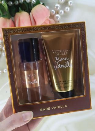 Шикарный набор для тела bare vanilla victoria secret