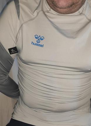 Спортивна нова стильна фірмова кофта лонгслив hummel.м-л.
