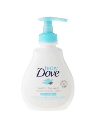 Dove sensitive baby moisture гель для миття тіла і волосся (200 мл)