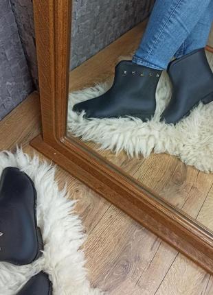 Сапоги резиновые короткие матовые