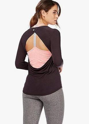 Спортивна майка з оригінальною спинкою nine by savannah miller at debenhams р.m-l