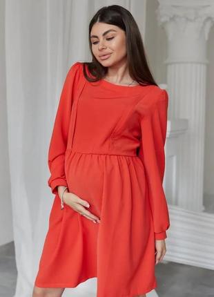 👑vip👑 платье для беременных и кормящих хлопок нарядное8 фото