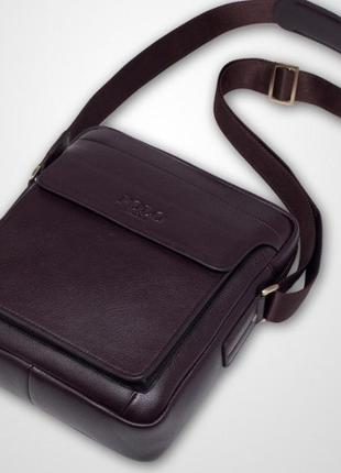 Мужская сумка-планшет polo эко кожа, качественная мужская сумка через плечо кожаная барсетка планшет3 фото