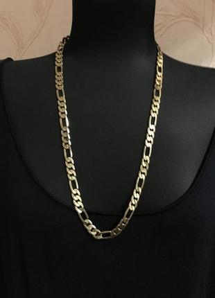 Ланцюг вінтаж позолота велика колір золото