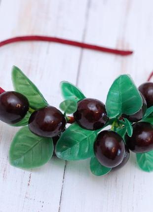 Обруч ободок вишня вишенка