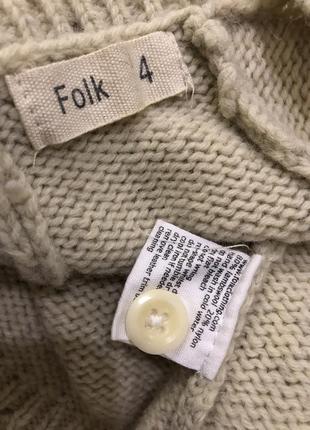Folk lamb wool, шерстяной кардиган шерсть ягнёнка6 фото