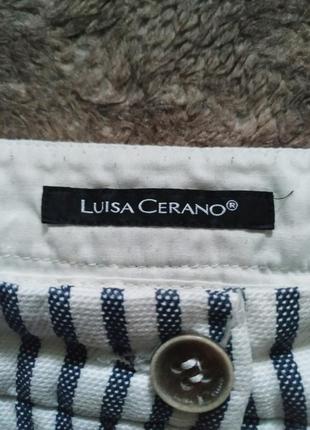 Luisa cerano стильные укороченные  женские брюки5 фото