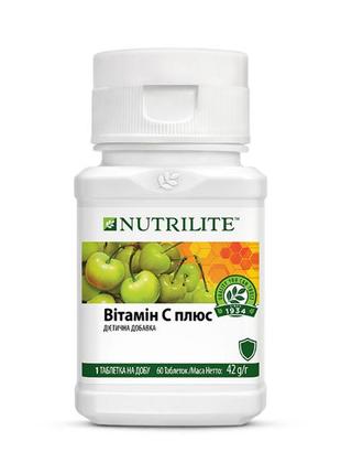 Nutrilite вітамін c плюс 60 таб. amway амвей емвей