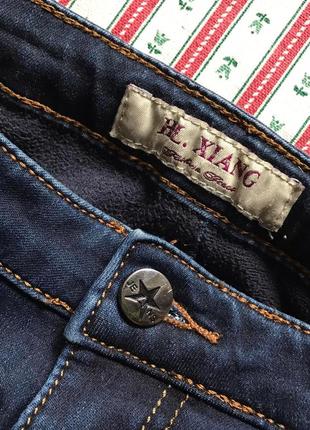 Джинсы штаны утепленные с начесом размер 170 (можно на подростка)4 фото