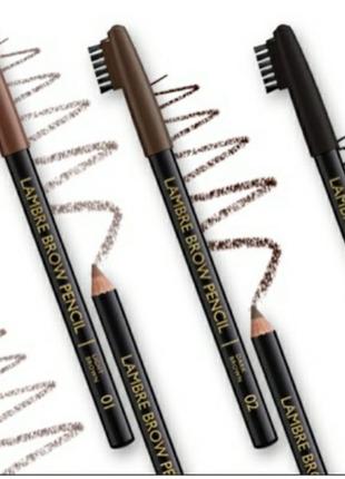 Світлий олівець для брів lambre brow pencil 01/светлый карандаш для бровей ламбре