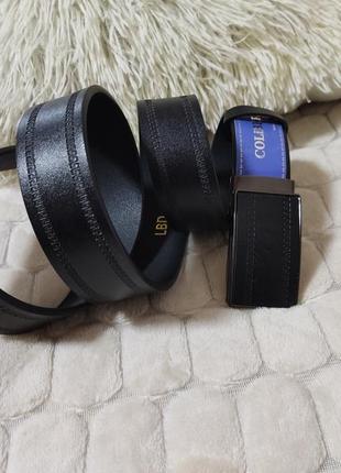 Мужской ремень с пряжкой автомат