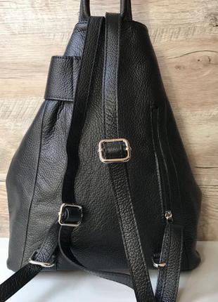 Кожаный женский рюкзак италия2 фото