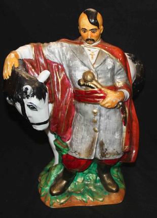 Статуетка козак з конем зхк тернопіль (№1004)4 фото