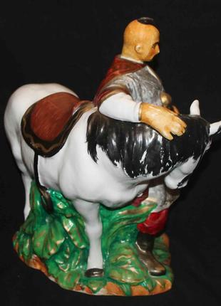 Статуетка козак з конем зхк тернопіль (№1004)8 фото