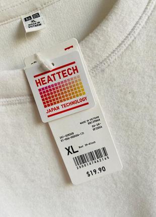 Флисовый термо-лонгслив uniqlo heattech7 фото