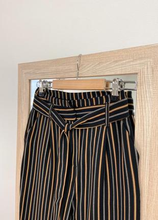 Легкі літні штани у смужку5 фото