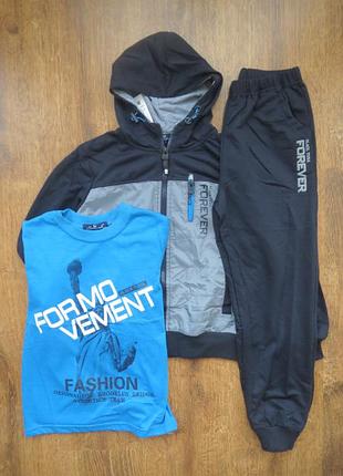 Стильний, класний спортивний костюм-трійка, хлопчик 4-12р( угорщина "seagull")