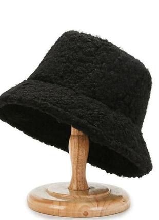 🔥🔥🔥 шапка панама тепла хутряна чорна