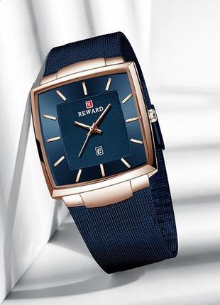 Часы мужские синие наручные классические