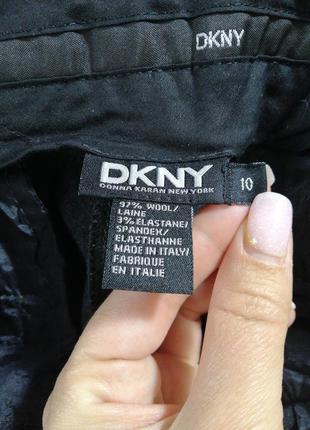 Шикарні сірі широкі брендові штани з тонкої вовни dkny5 фото