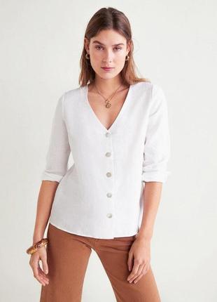 Сорочка блузка з льону
