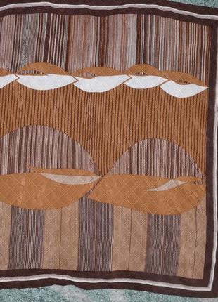 Шелковый фактурный платок1 фото