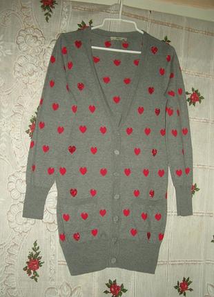 Супер кофта"oasis"р.8,100%коттон.