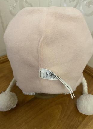 Детская меховая шапочка "мишка", фирма angels на 7-12 лет3 фото