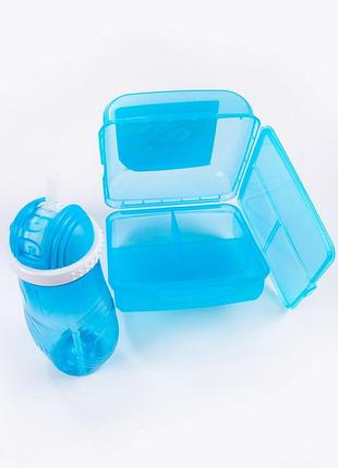 Набір дитячий: ланч-бокс та пляшка2 фото
