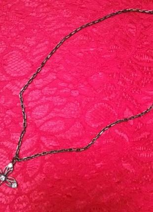 Срібна цепочка з хрестиком