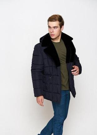 Мужская зимняя куртка классическая м-833 фото