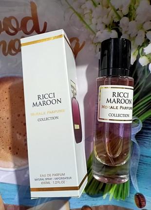 Женский аромат ricci maroon morale parfums (ричи марун морал парфюм) 30 мл2 фото