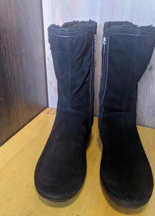 Clarks - кожаные зимние ботинки сапоги3 фото