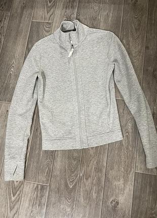 Женская серая спортивная кофта s viktoria sport